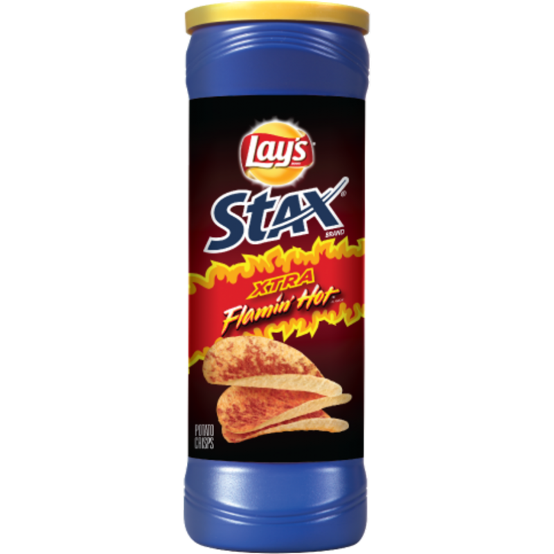 Lay's Stax Xtra Flamin' Hot Potato Crisps - 5.5oz (156g)
