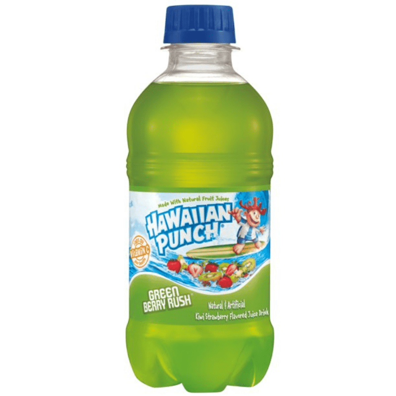 Hawaiian Punch Green Berry Rush - 296ml bottle - Best Before 22nd January 2022