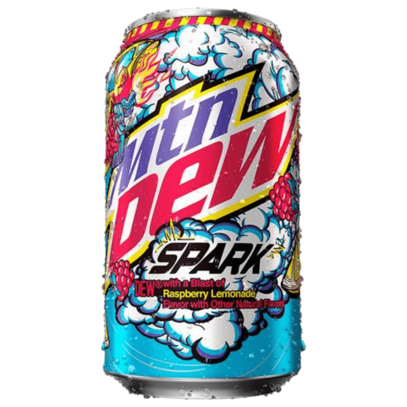 Mountain Dew Spark Raspberry Lemonade - 355ml can - NEW