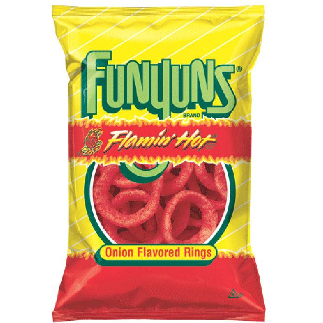 Funyuns Onion Rings Flamin Hot - 163g