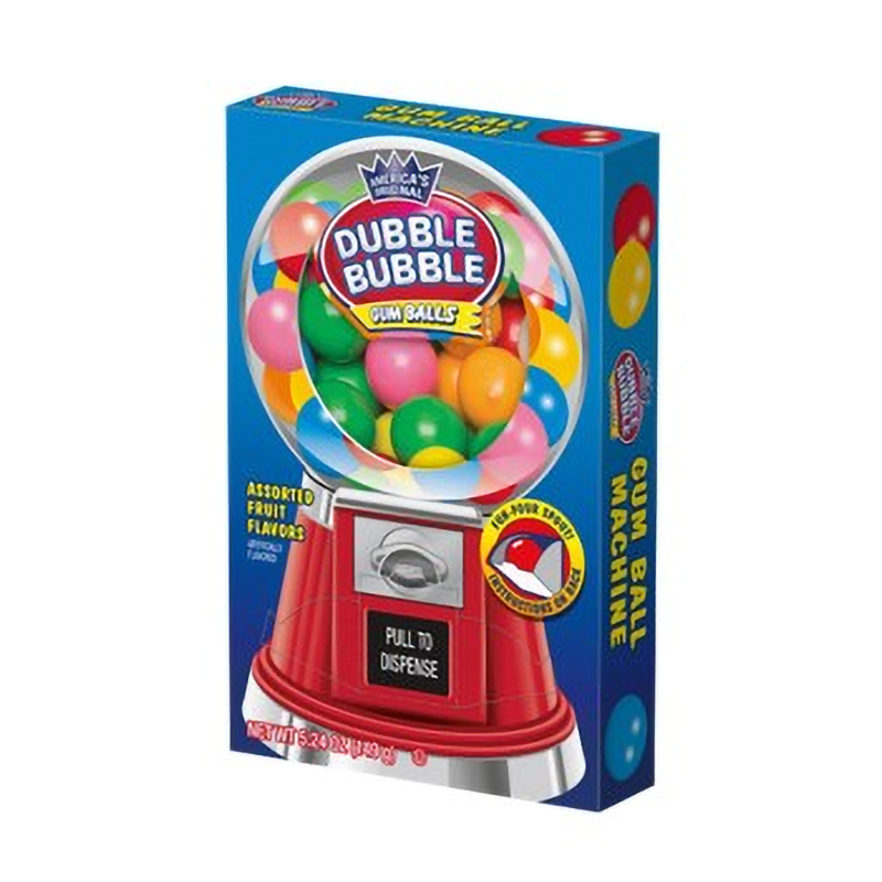 Dubble Bubble Gumball Machine Box 5.24oz (149g)
