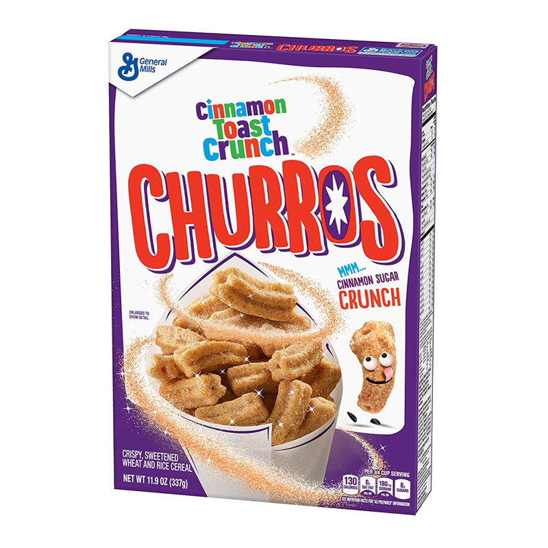 Cinnamon Toast Crunch Churros Cereal - 11.9oz (337g) - Best before  17th December 2022