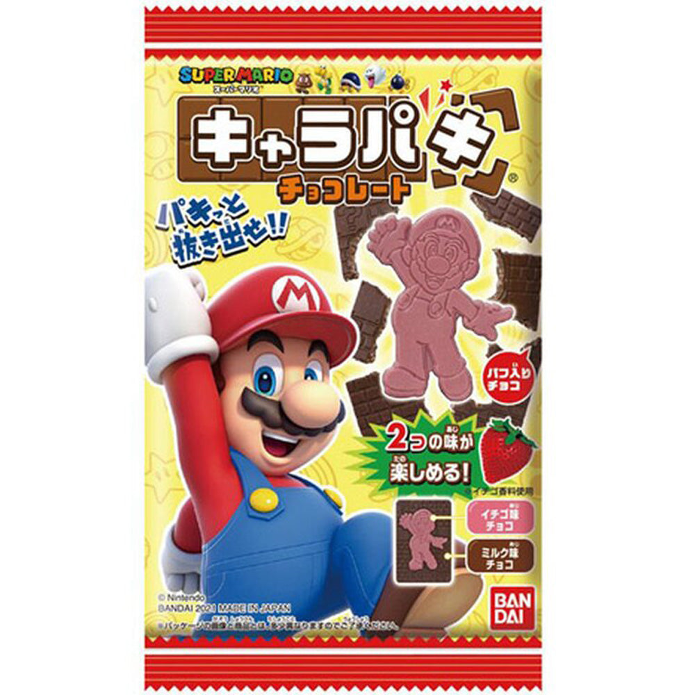 Bandai Super Mario Kyarapaki Chocolate 24g