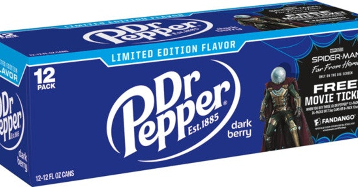 Dr Pepper Dark Berry 12fl.oz (355ml) 12-Pack Cans