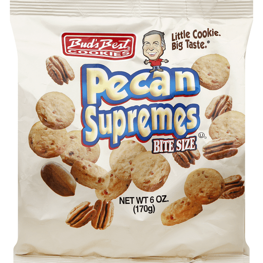 Buds Best Bite Size Pecan Supremes 170g