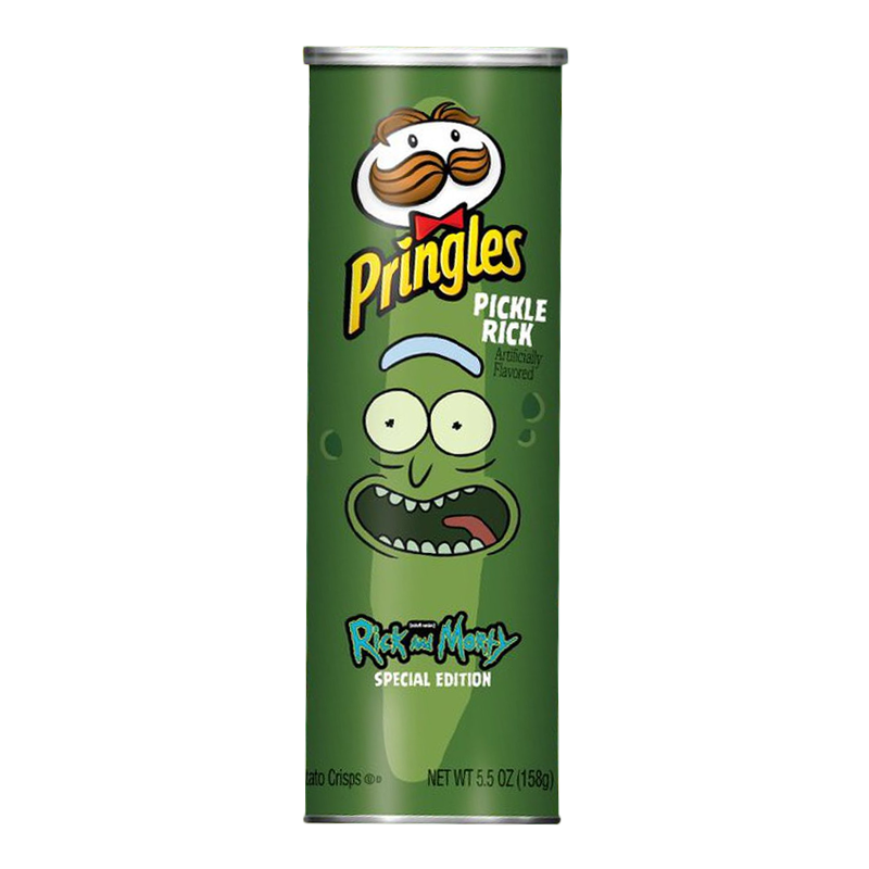 Pringles PICKLE RICK Rick & Morty Special Edition - 5.5oz (158g)