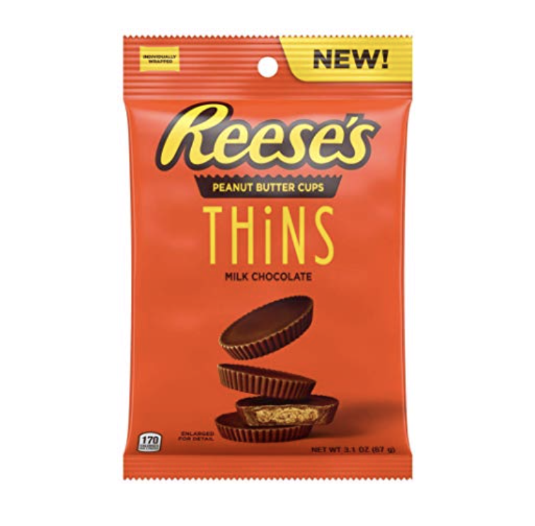 Reese's Thins: Milk Chocolate Peanut Butter Cups (3.1oz)