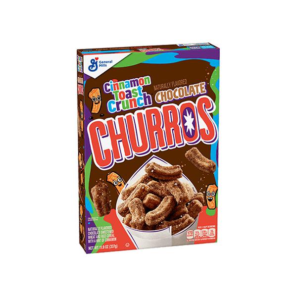 Cinnamon Toast Crunch Chocolate Churros Cereal - 11.9oz (337g) - Best before 17th December 2022