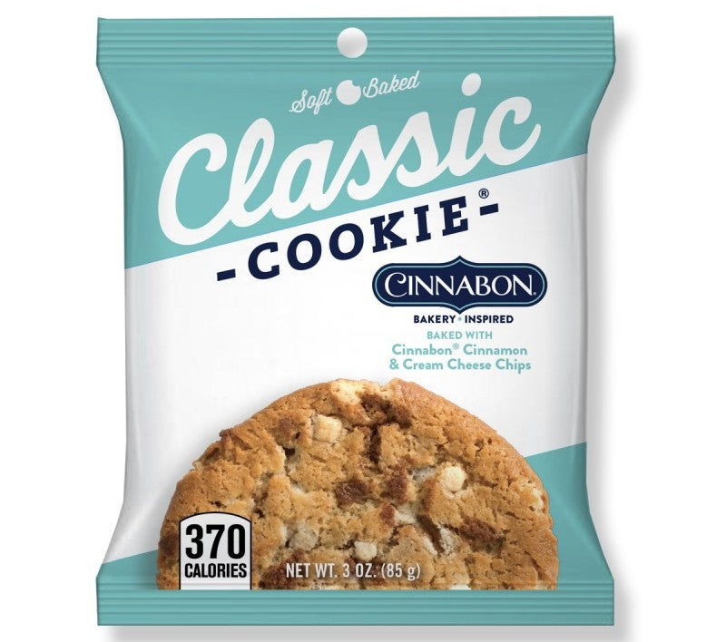 Classic Cookie – Cinnabon with Cinnamon and Cream Cheese Chips Cookie 85g