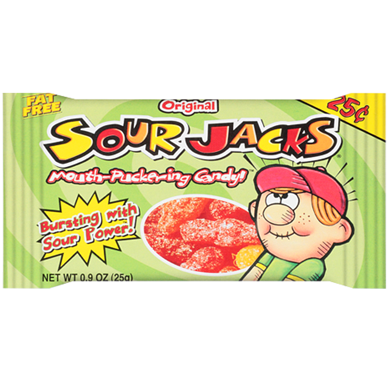 Sour Jacks Candy - Original - 0.9oz (25g)