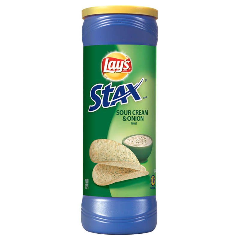 Lay's Stax Sour Cream and Onion 5.5oz (156g)