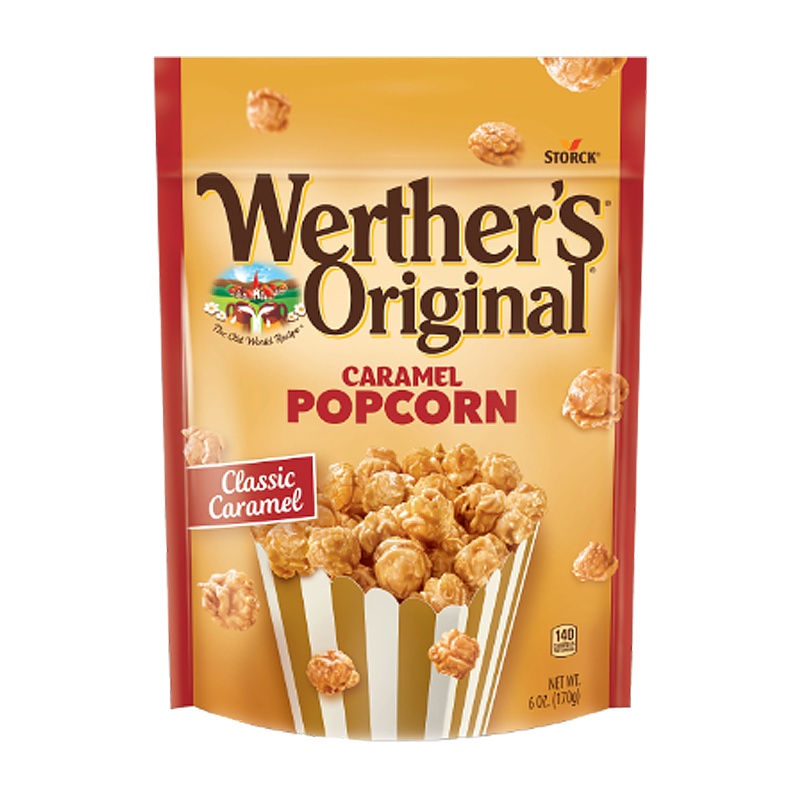 Werther's Classic Caramel Popcorn - 6oz (140) - German Import