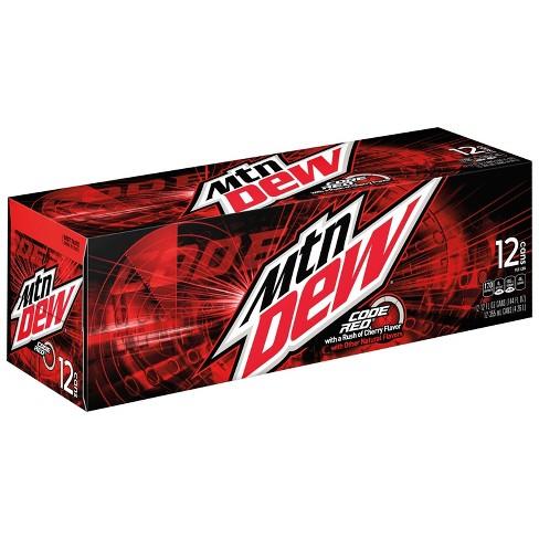 Mountain Dew Code Red  (12 cans)