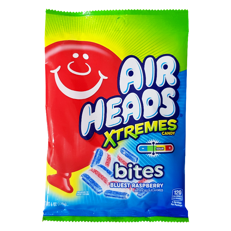 Airheads Xtremes Bluest Raspberry - 6oz (170g)