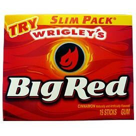 Big Red Gum Slim Pack - 15 sticks