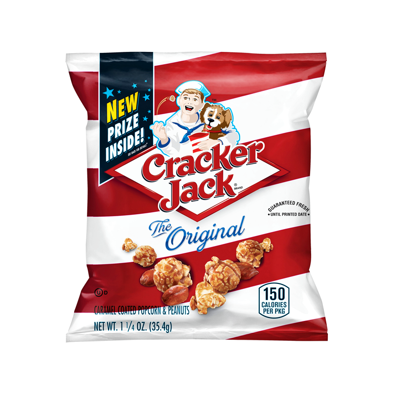 Cracker Jack The Original Caramel Coated Popcorn & Peanuts - 88g large bags