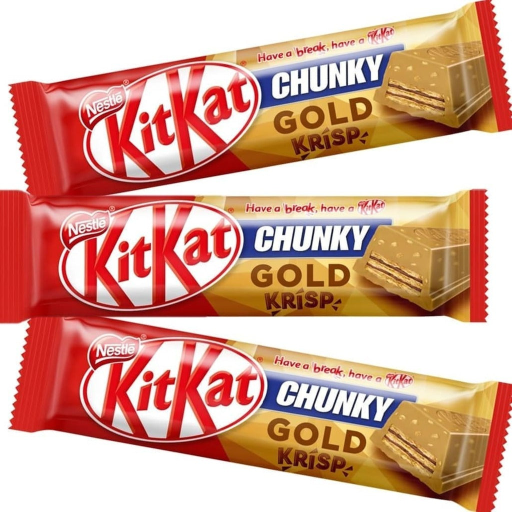Nestle Kit Kat Chunky Gold Krisp Chocolate Bar (45g)