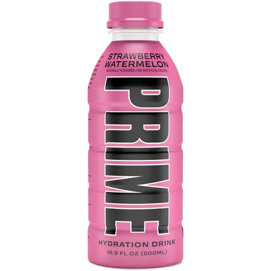 Prime Drink Hydration Strawberry Watermelon 500ml Bottle