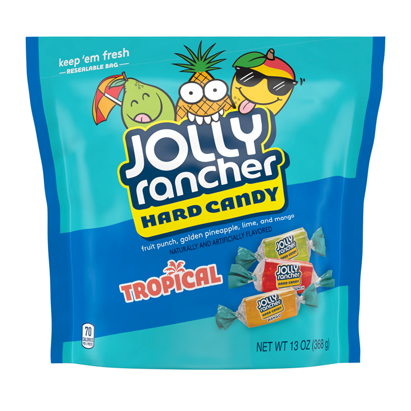 Jolly Rancher Tropical Hard Candy - 13oz (369g) - Extra Large Bags