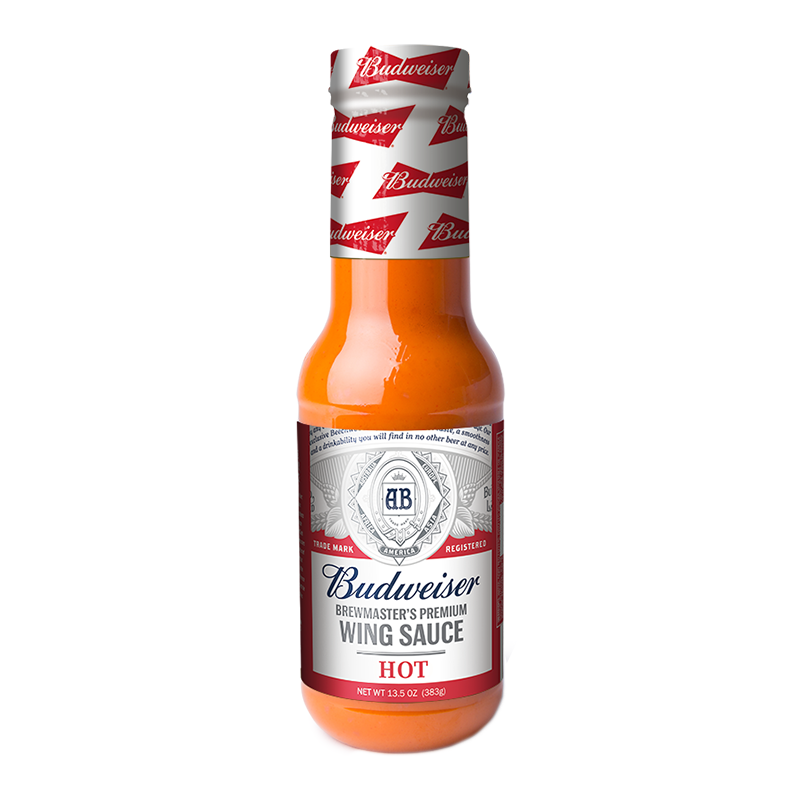 Budweiser Brewmaster's Premium Hot Wing Sauce 13.5oz (383g)