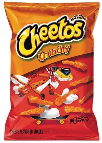 Frito Lay Cheetos Cheese Crunchy  - Large Bags - Full Case of 10 bags