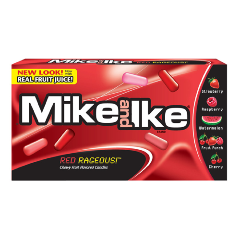 Mike & Ike - Redrageous Theatre Box Candy 5oz (141g)