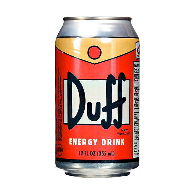Duff Can Energy Drink - The Simpsons - 12fl.oz (355ml)