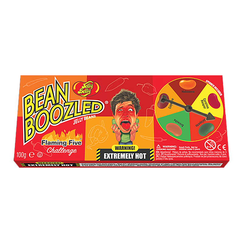 Jelly Belly Beanboozled Flaming Five Spinner Box (100g)