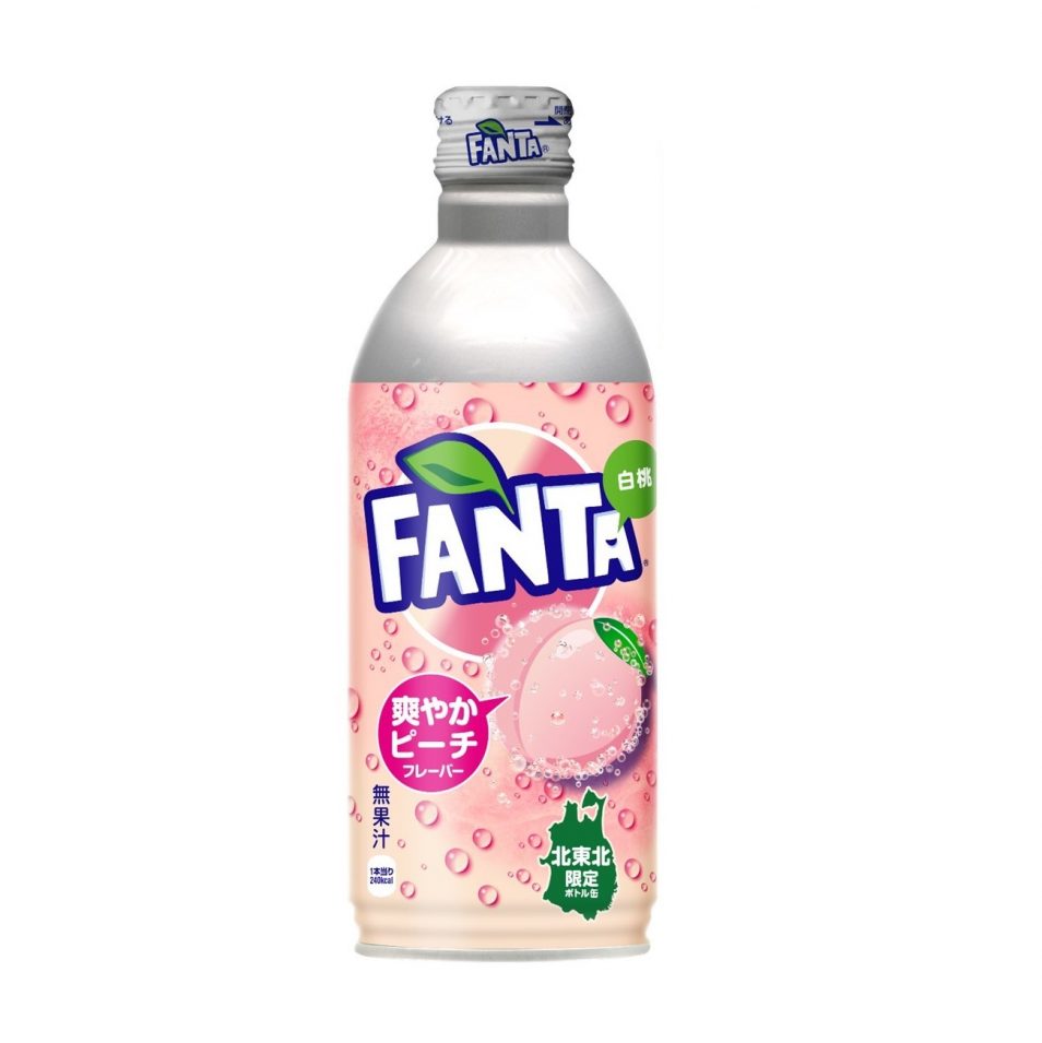 Fanta White Peach 300ml – Aluminium Bottle  - (Japan)