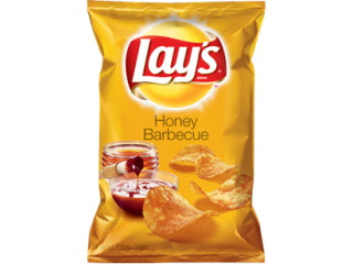 Lay’s Potato Chips Honey Barbecue - (184g Large Bags) - (Honey)