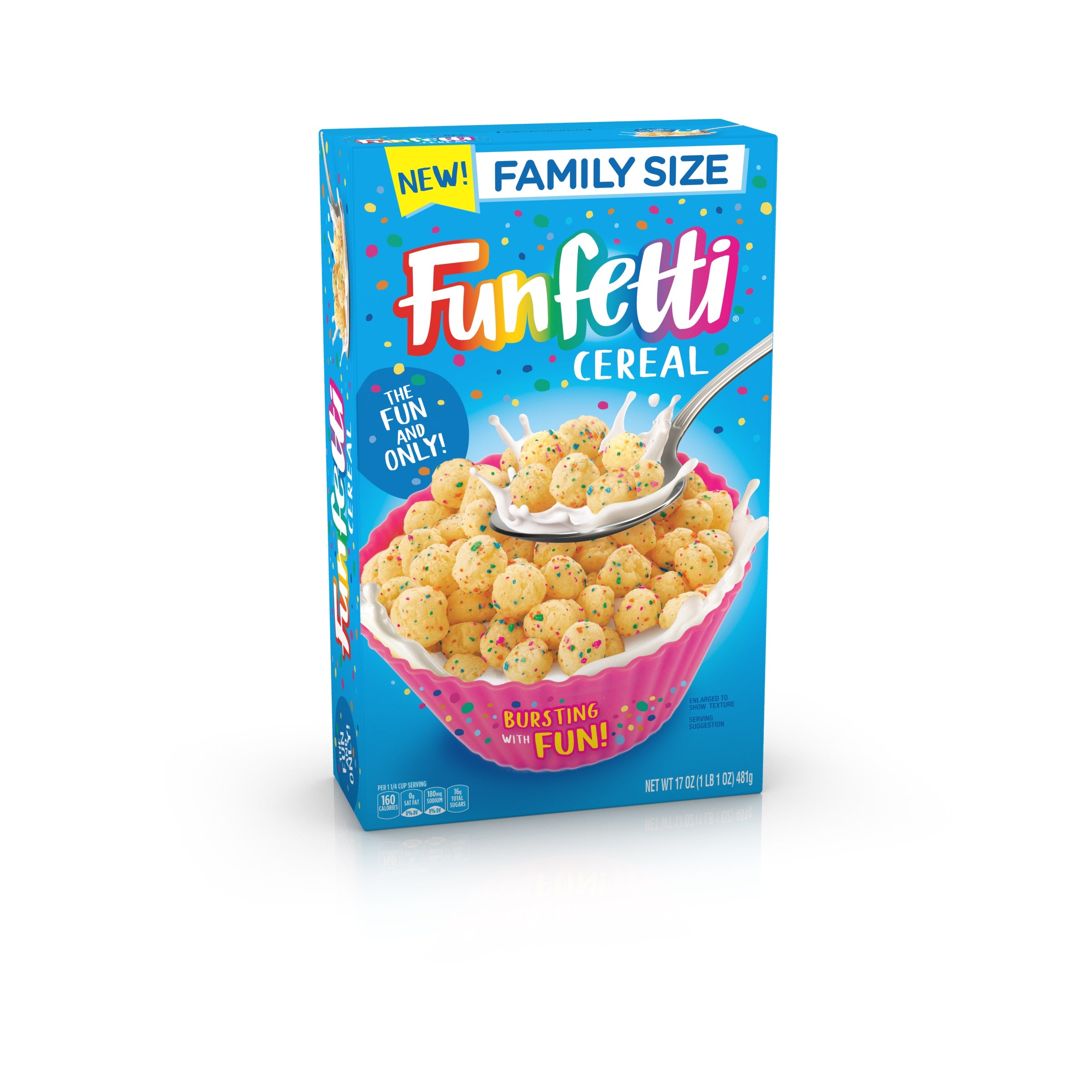 Funfetti Cereal 481g - Best before 28th November 2021 - £1.99