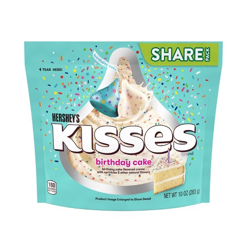 Hersheys Kisses Birthday Cake Large Bags (283g)