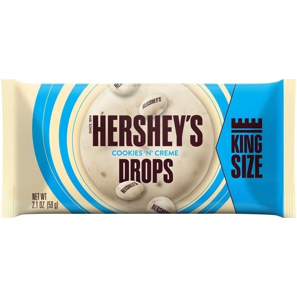 Hershey’s Cookies ‘N’ Creme Drops King Size Bag 59g