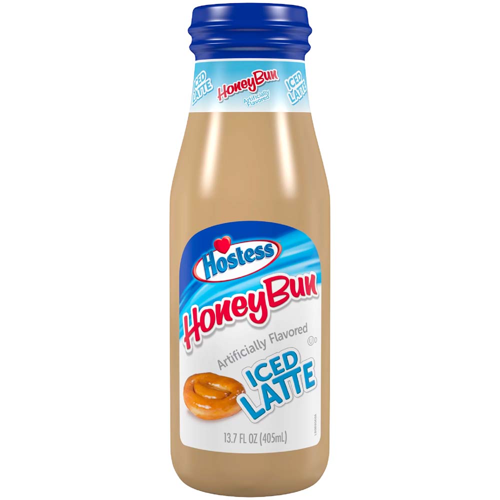 Hostess Iced Latte HoneyBun 405ml - Best before 9th May 2022