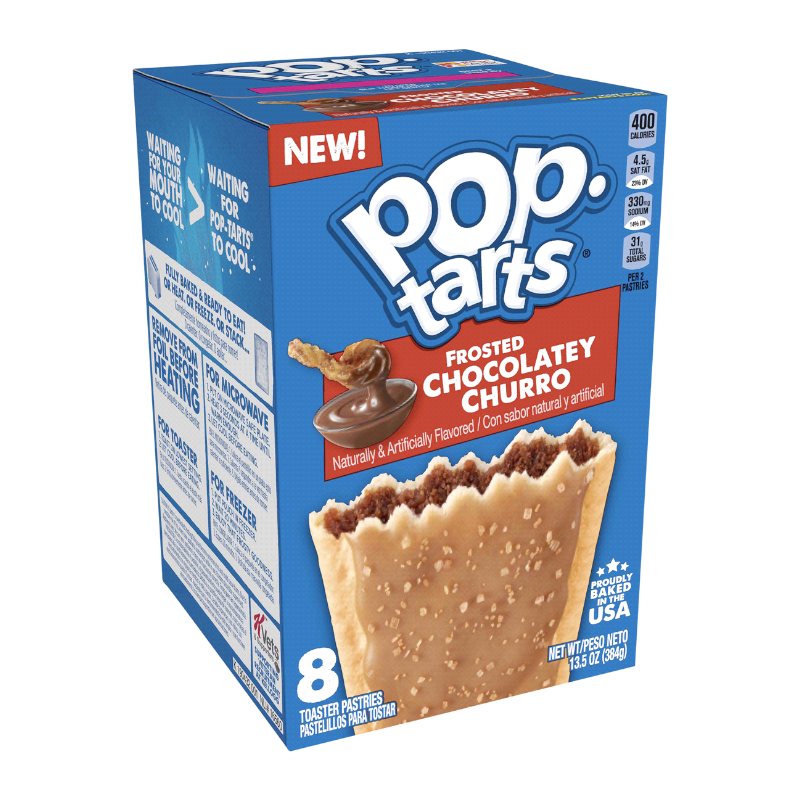 Kelloggs Pop Tarts Frosted Chocolatey Churro - 13.5oz (384g)