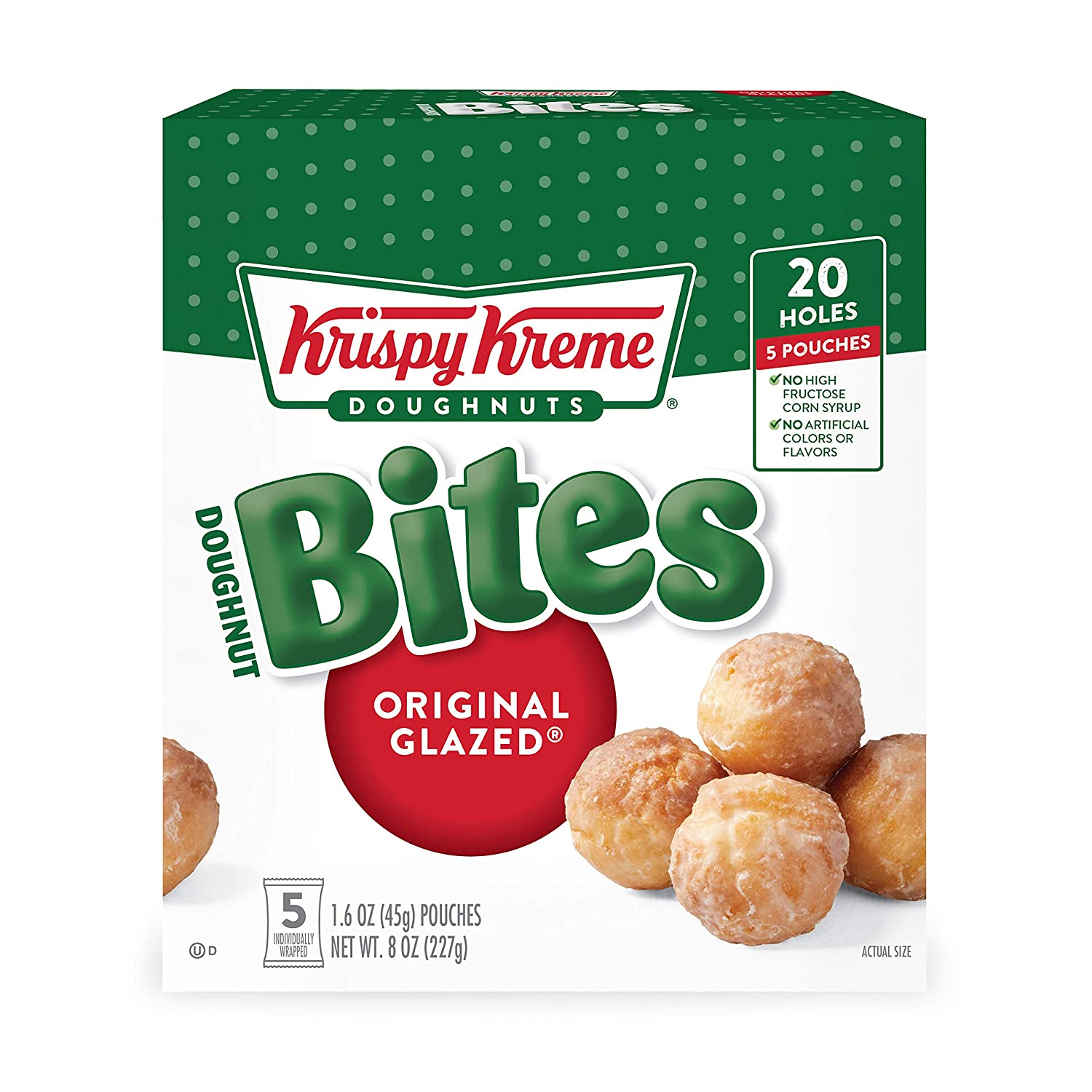 Krispy Kreme Doughnut Bites - single pouch - 45g