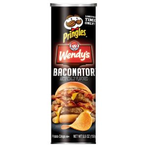 Pringles Wendys Baconator Flavoured Crisps (158g)