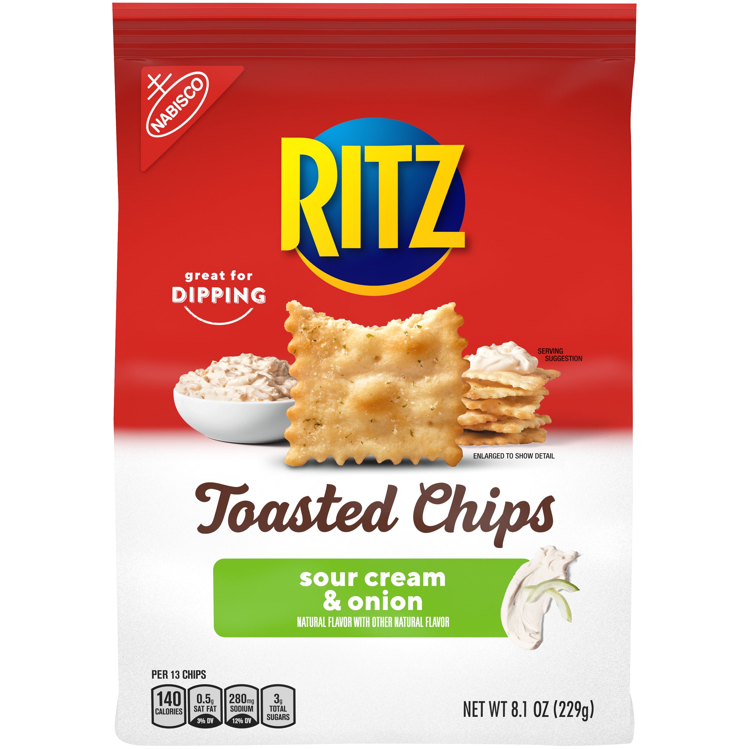 Ritz Chips Sour Cream & Onion 230g – Box - 230g