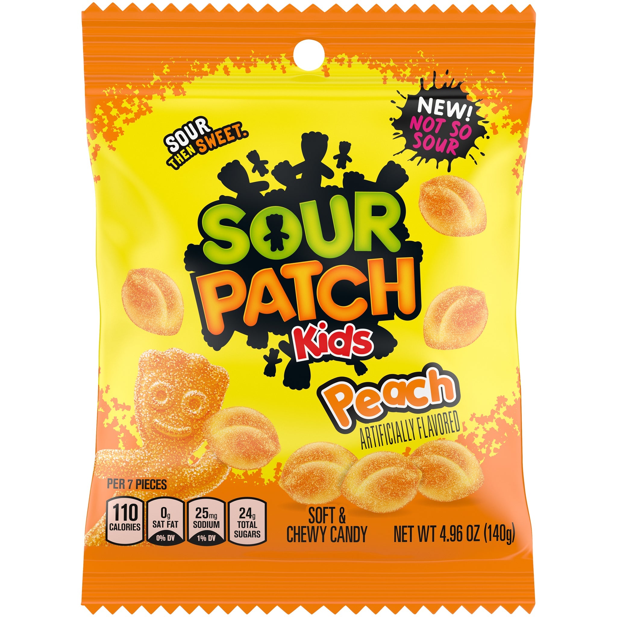 Sour Patch Kids Peach Peg Bag 3.5oz