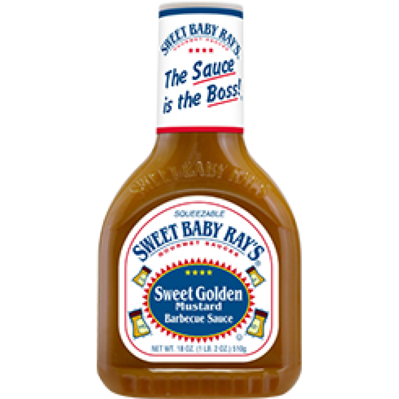 Sweet Baby Ray's Sweet Golden Mustard Barbecue Sauce 18oz (510g)