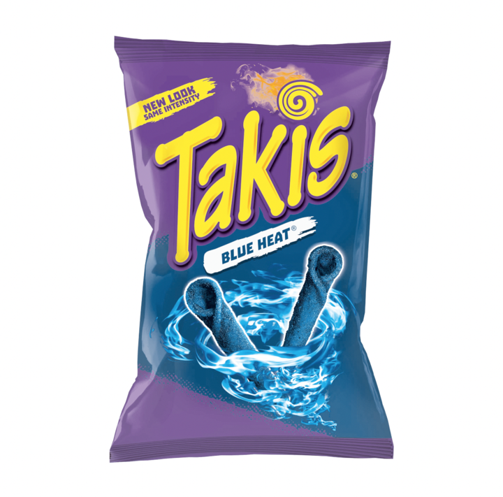 Takis Blue Heat 200g Big Bags - (Blue) - Mexican - Best before 29th Novemnber 2023