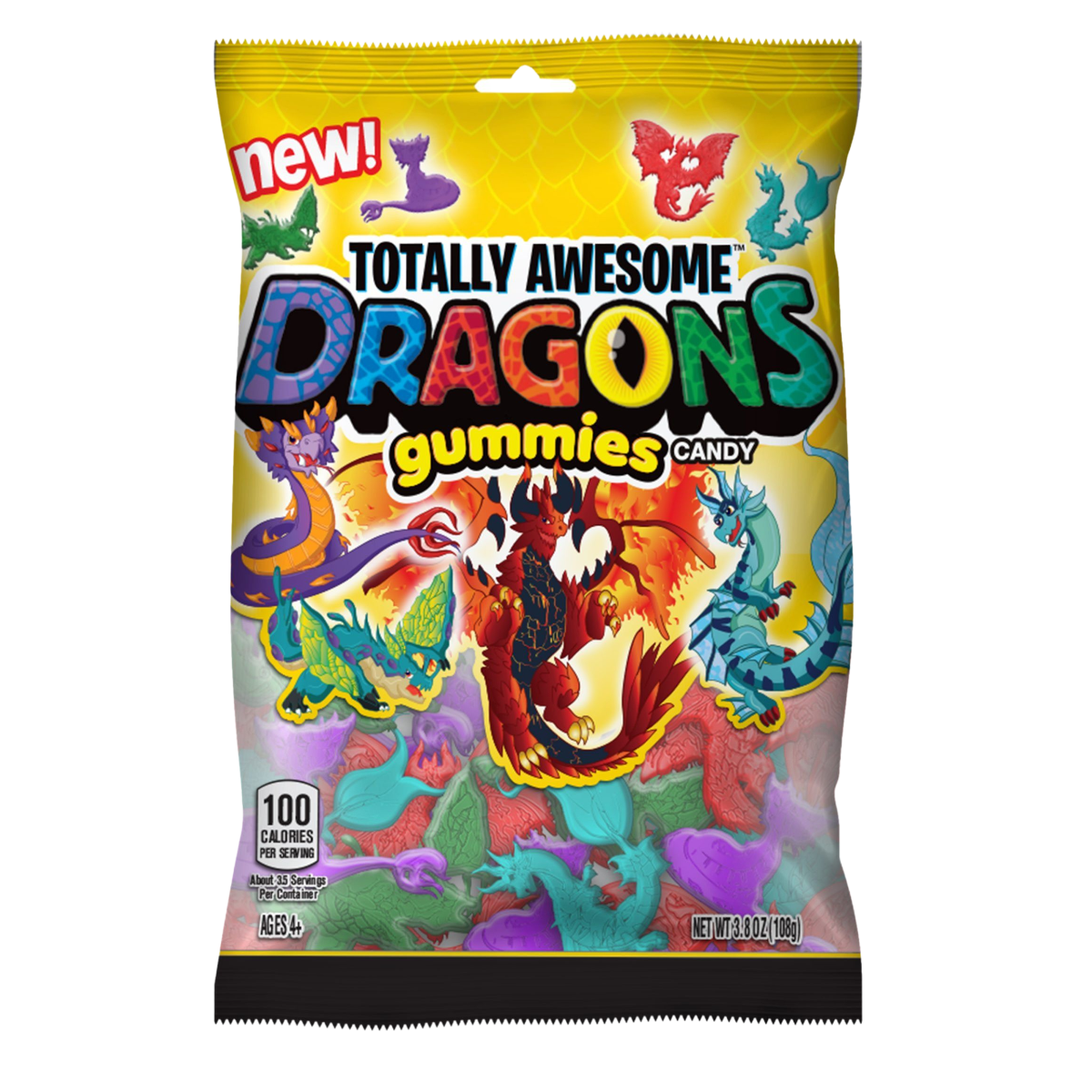 Topps Totally Awesome Dragons Gummies 113g