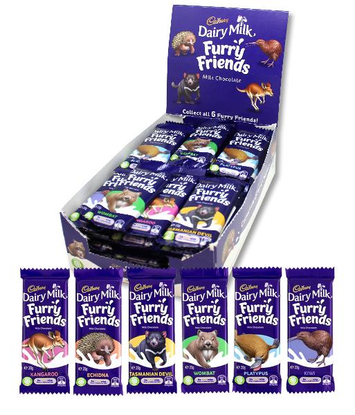 Cadbury’s Furry Friends Chocolate Bar AUS 20g