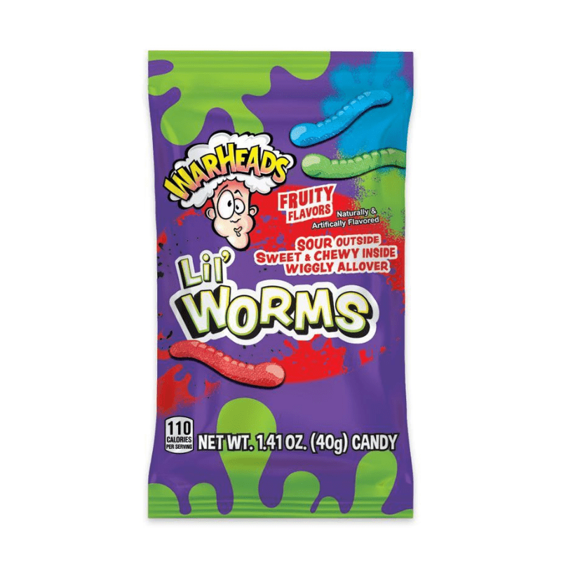 Warheads Lil' Worms - 1.41oz (40g)