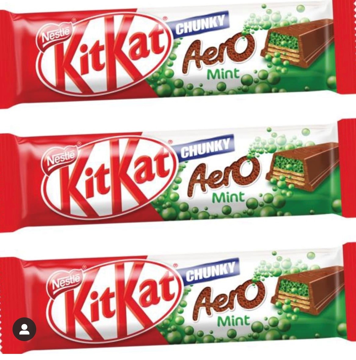 Nestle Kit Kat Chunky Aero Mint Chocolate Bar (40g)