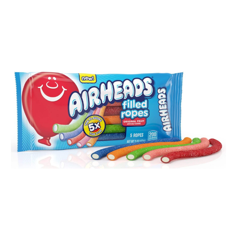 Airheads Filled Ropes - 2oz (57g) - New