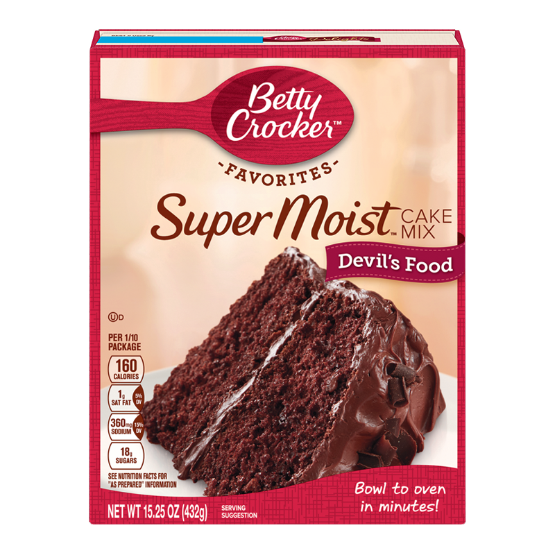 Betty Crocker Favorites Super Moist Devil's Food Cake Mix - 15.25oz (432g)