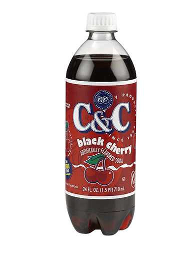 C&C Soda Black Cherry Bottle 710ml
