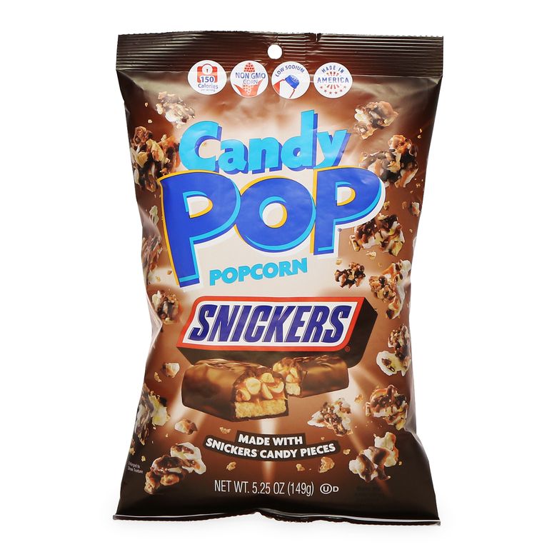 Candy Pop Snickers Popcorn - 149g - Large Bag