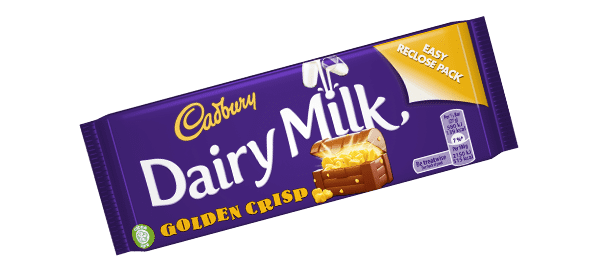 Dairy Milk Irish Golden Crisp - 54g - New